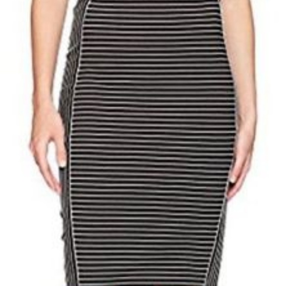Max Studio striped stretch pencil skirt - Picture 5 of 5